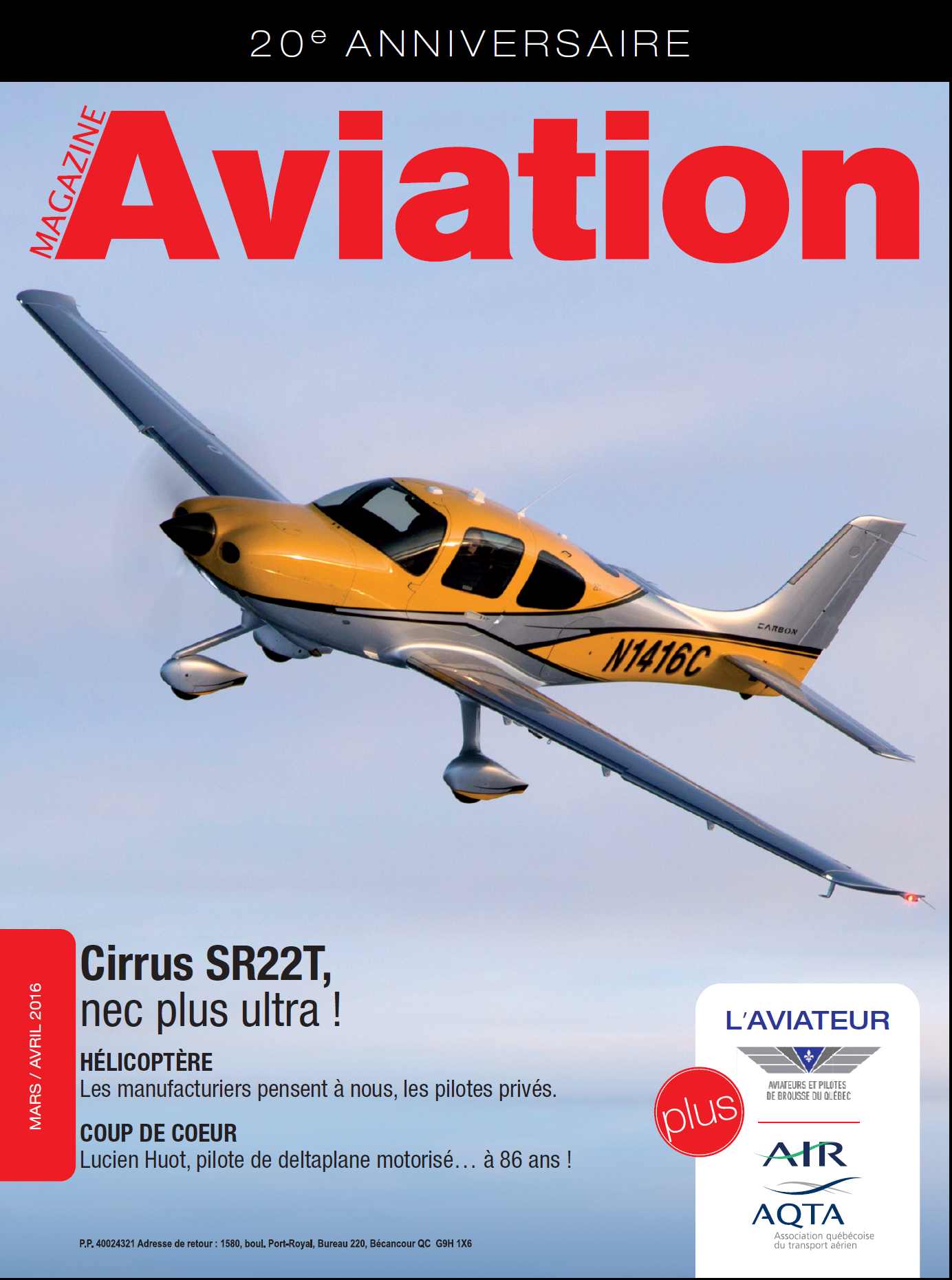 Magazine Aviation mars avril 2016